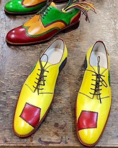 Coloured brogues clearance